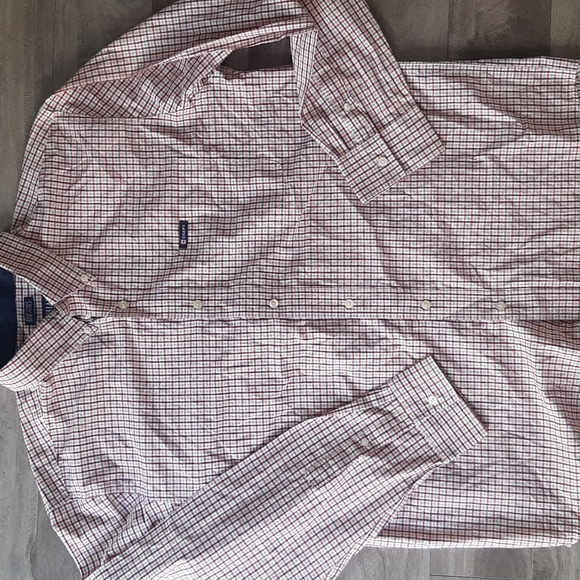 2 CHAPS Easy Care Button Down Long Sleeve Men's Size Large-New - Picture 5 of 5